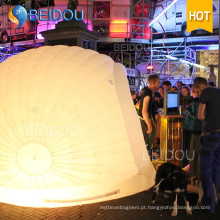 Eventos LED Decoração do casamento do partido Marquee Military Dome Inflatable Wall Tent House